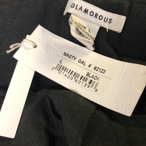 Glamorous Nasty Gal Cross Front Polyester Blouse ❤️ - Picture 4 of 4